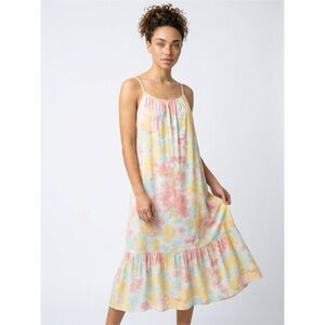 Blue Rain Francesca’s Samie Tie-Dye Sleeveless Dress - Women's Size M Multicolor